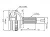 Gelenksatz, Antriebswelle CV Joint Kit:43410-59050