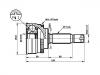 Gelenksatz, Antriebswelle CV Joint Kit:MR276713
